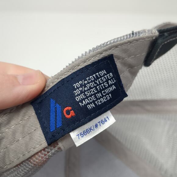 Depatco Strapback Trucker Hat Black One Size Adjustable Embroidered Mesh Back - Picture 9 of 9